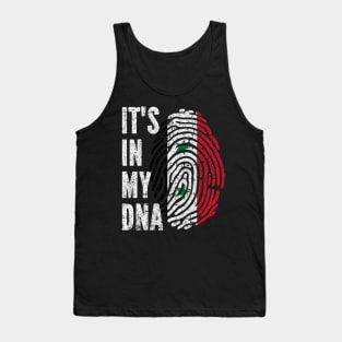 IT'S IN MY DNA Syria Flag Syrian Roots Tank Top